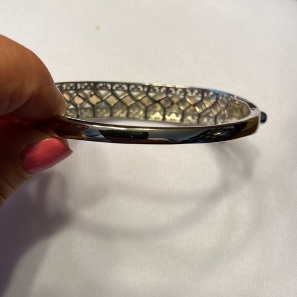 Ethiopian Welo Opal bangle bracelet, 7.25 inches, 25.6 g 925. - Picture 11 of 13